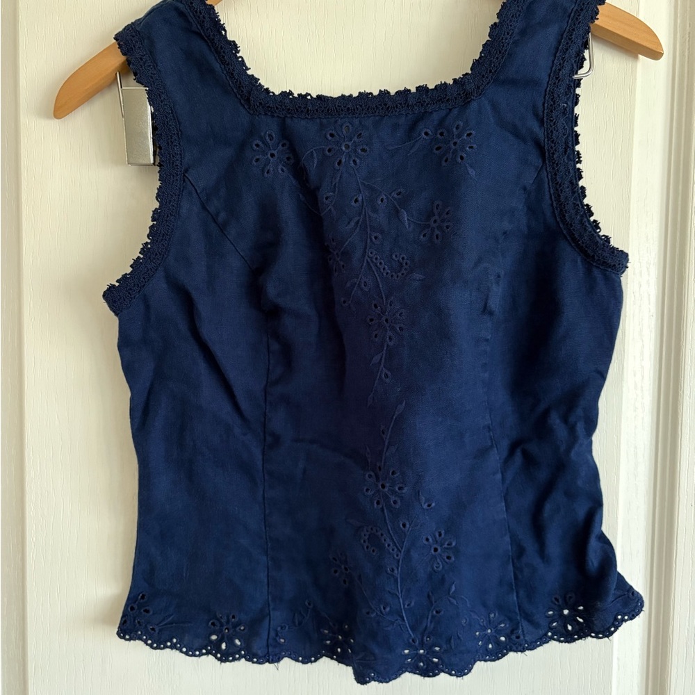 Reformation-Lorie linen top